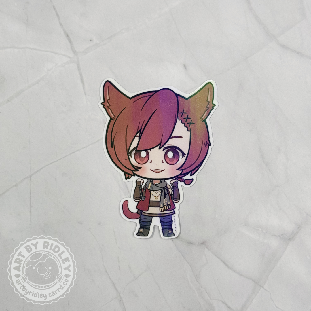FFXIV : Scions Die-Cut Waterproof Sticker
