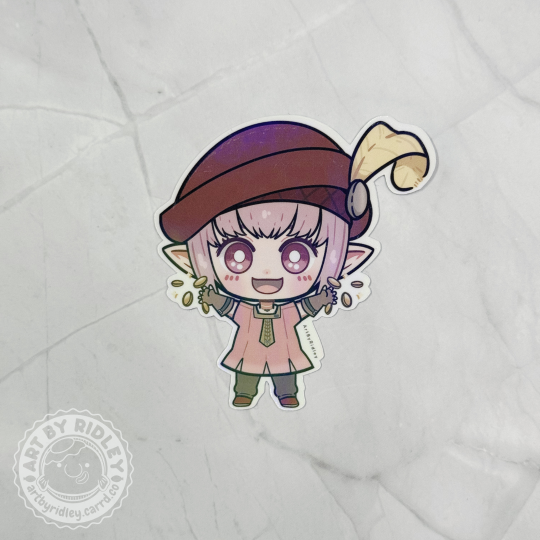 FFXIV : Scions Die-Cut Waterproof Sticker