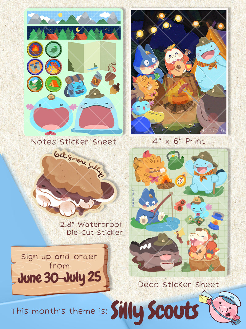 Blobbie Hobby Mail Club for JULY