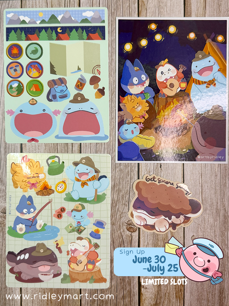Blobbie Hobby Mail Club for JULY