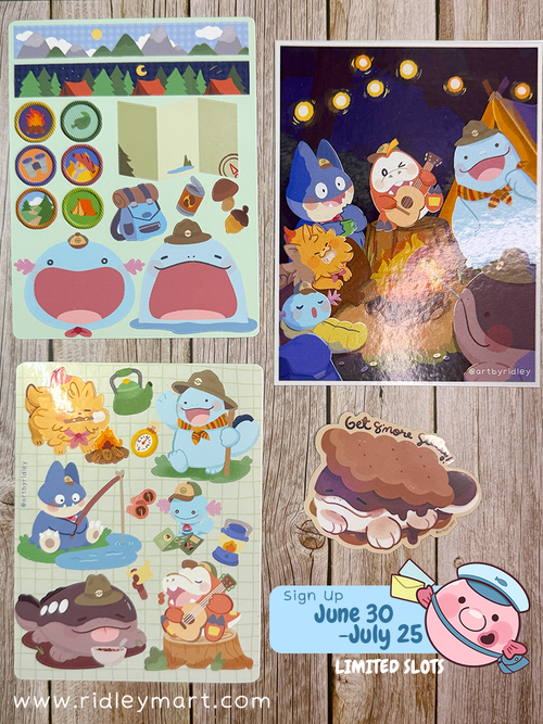 Blobbie Hobby Mail Club for JULY