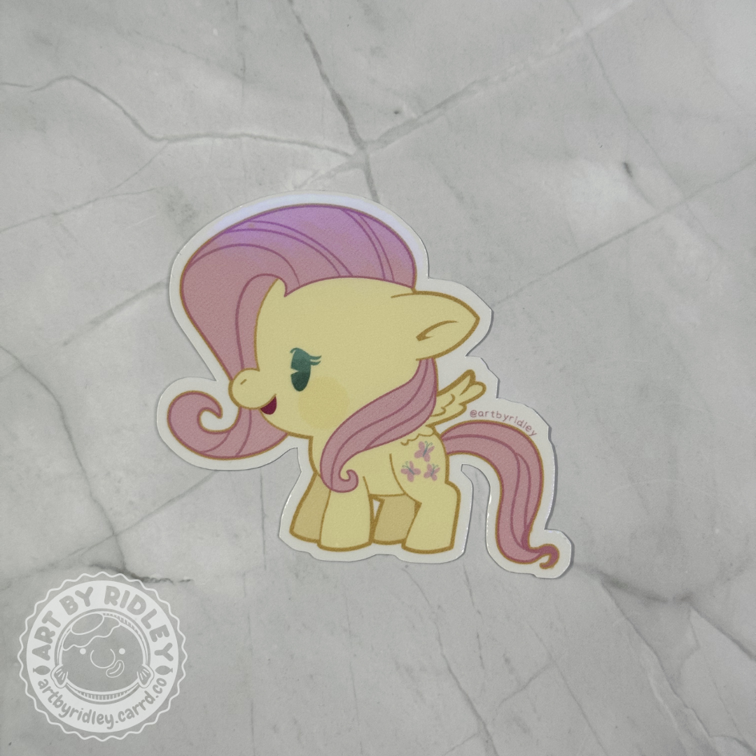 MLP Friendship Ponies is Magic Die-Cut Waterproof Sticker