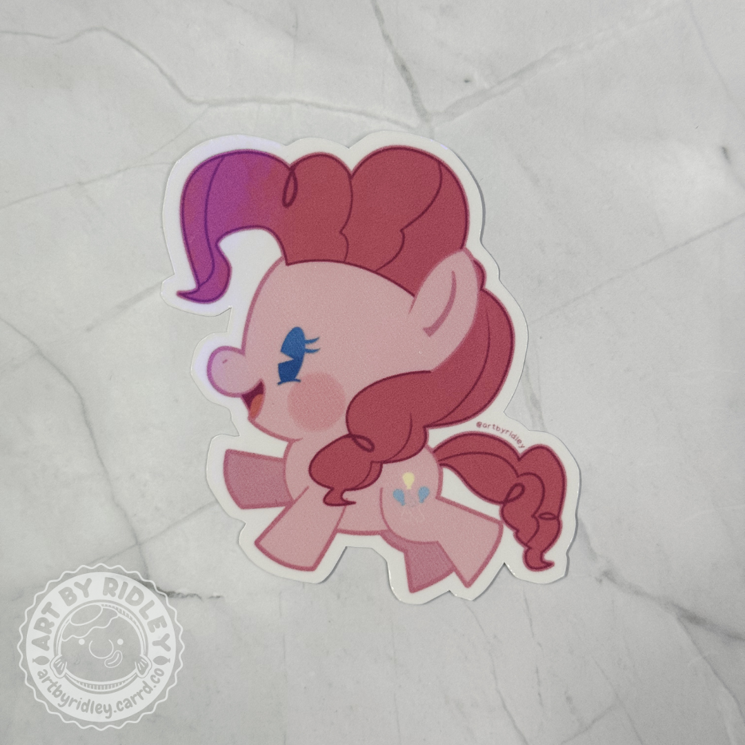 MLP Friendship Ponies is Magic Die-Cut Waterproof Sticker