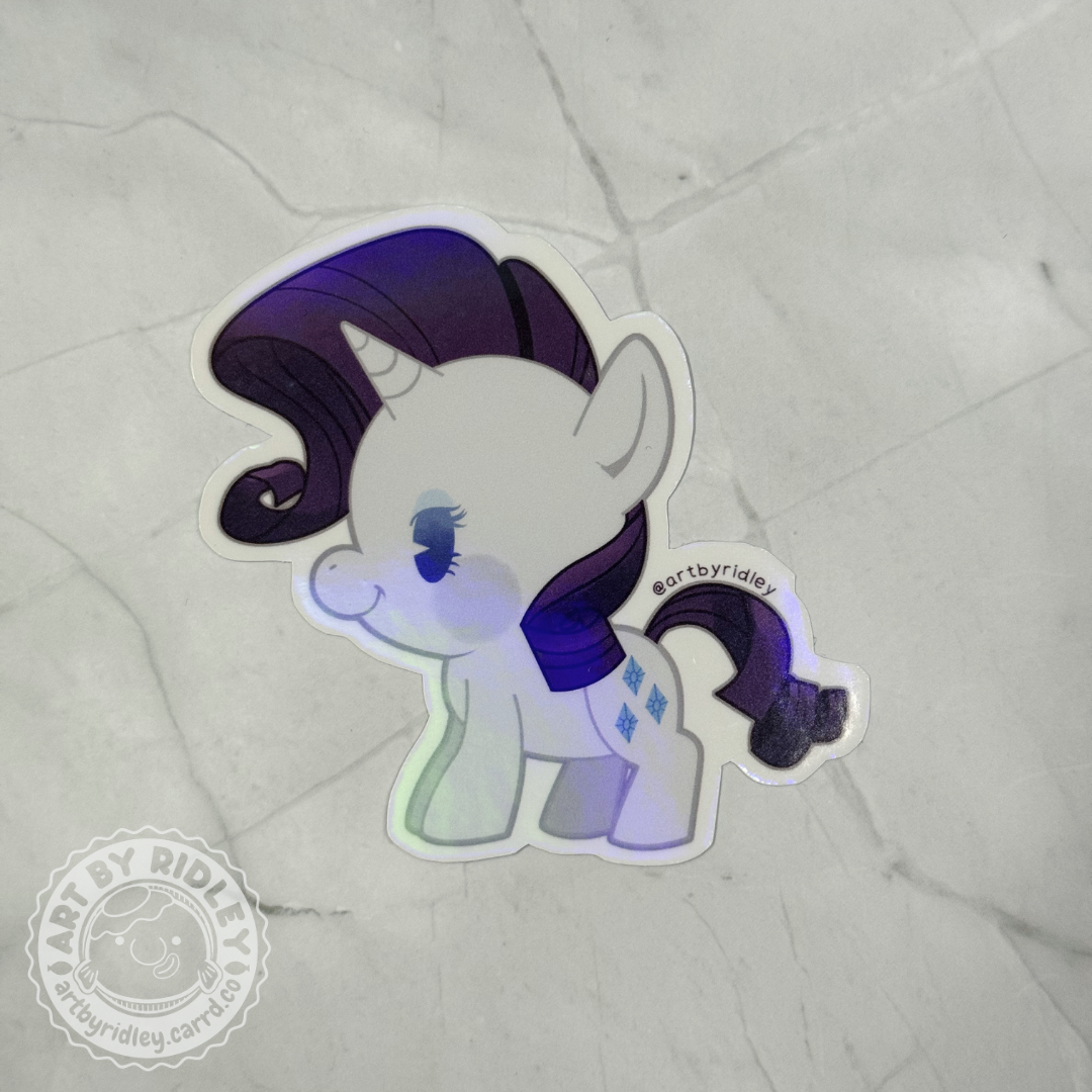 MLP Friendship Ponies is Magic Die-Cut Waterproof Sticker