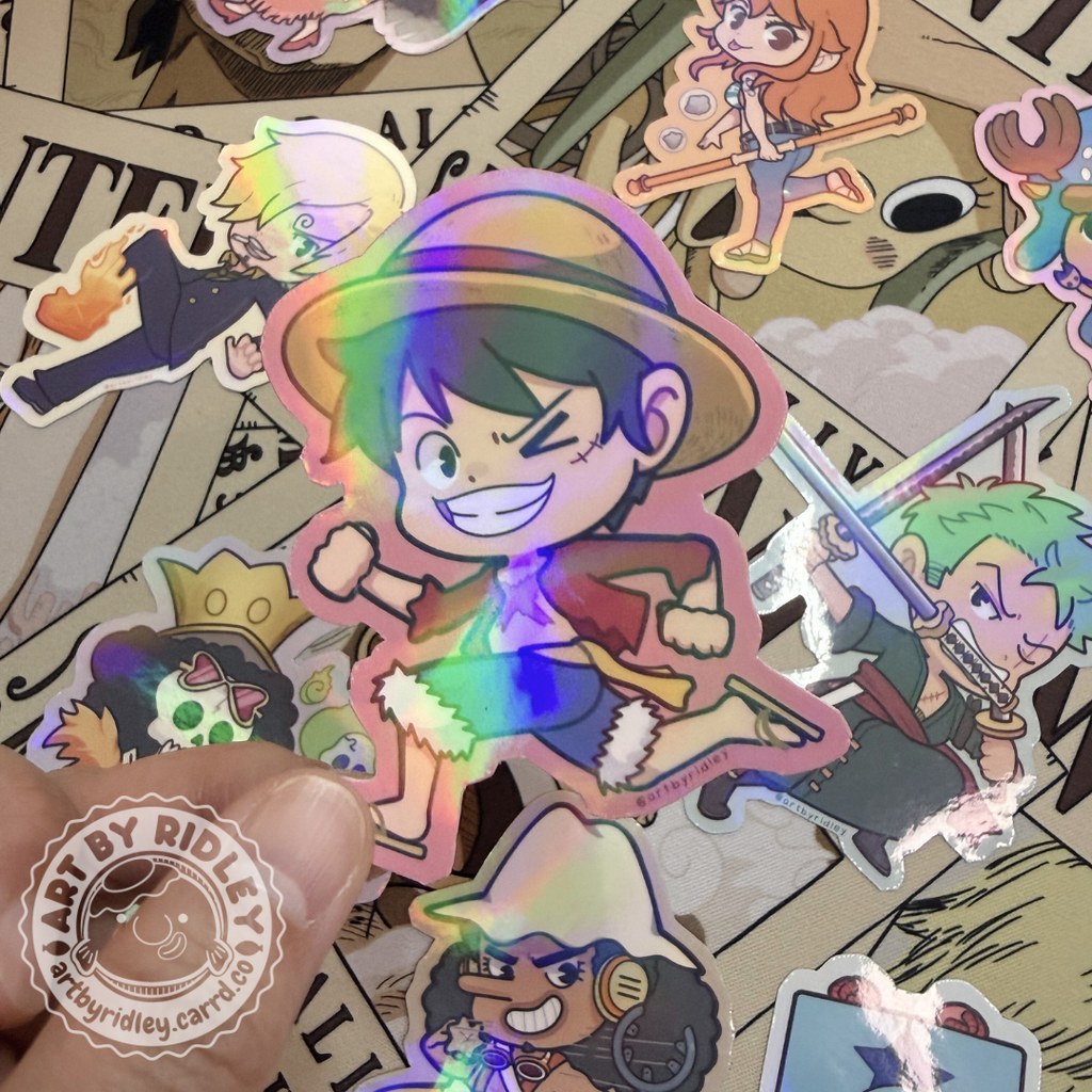 One Piece : Straw Hats Pirates Die-Cut Stickers
